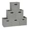 6 Pack Household Essentials 11" Fabric Storage Bins